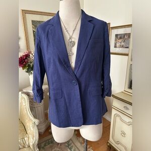 Coldwater Creek NWT blue blazer size 8P